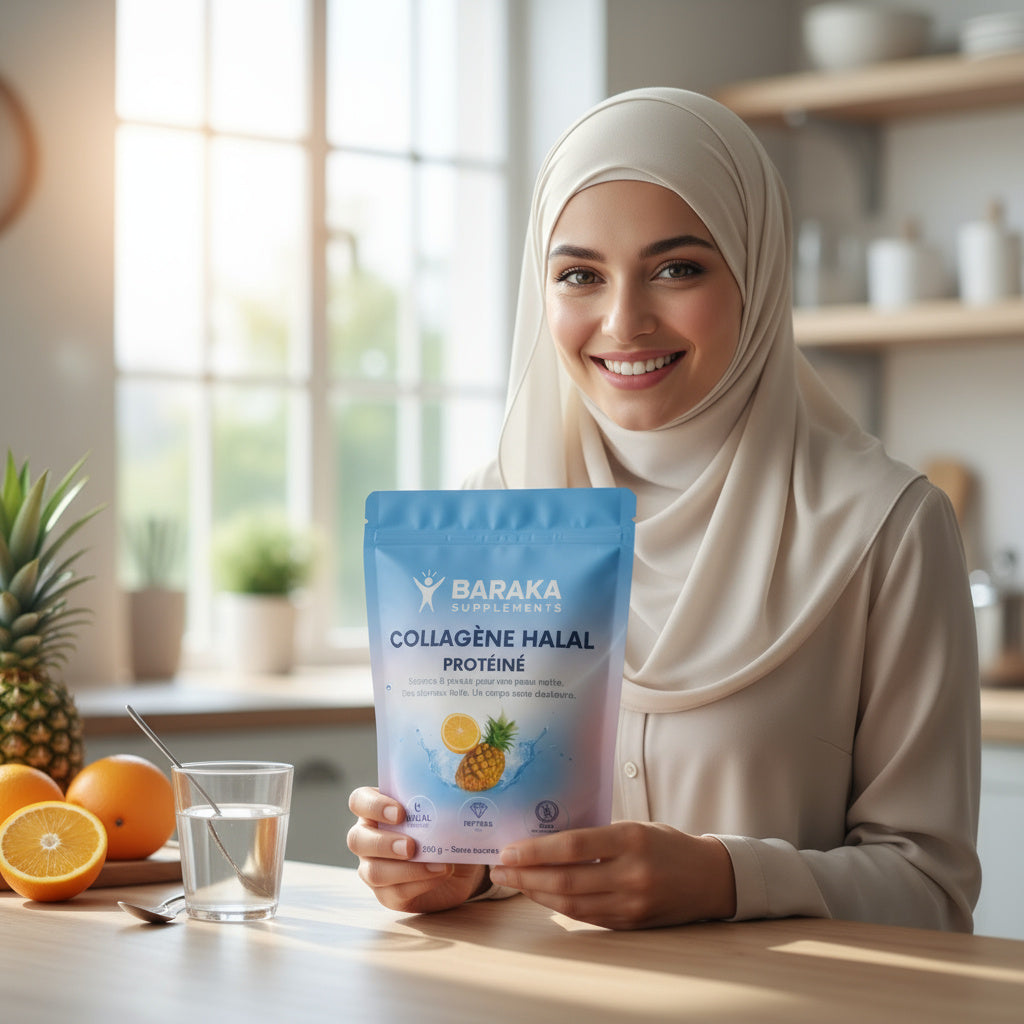 Le 1er Collagène 100 % Halal, Beauté & Bien-Être Réunis - Baraka Supplements