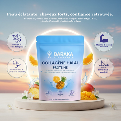 Le 1er Collagène 100 % Halal, Beauté & Bien-Être Réunis - Baraka Supplements